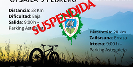 SUSPENDIDA - BTT por senderos de Badaia sur